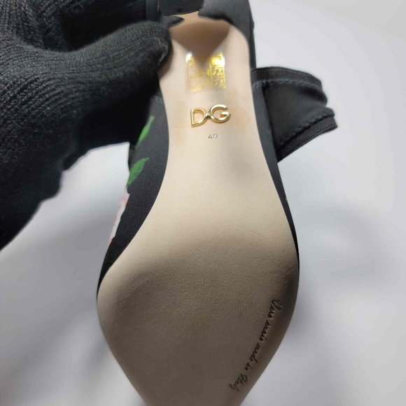 Dolce & Gabbana Floral Heels - Picture 7 of 7